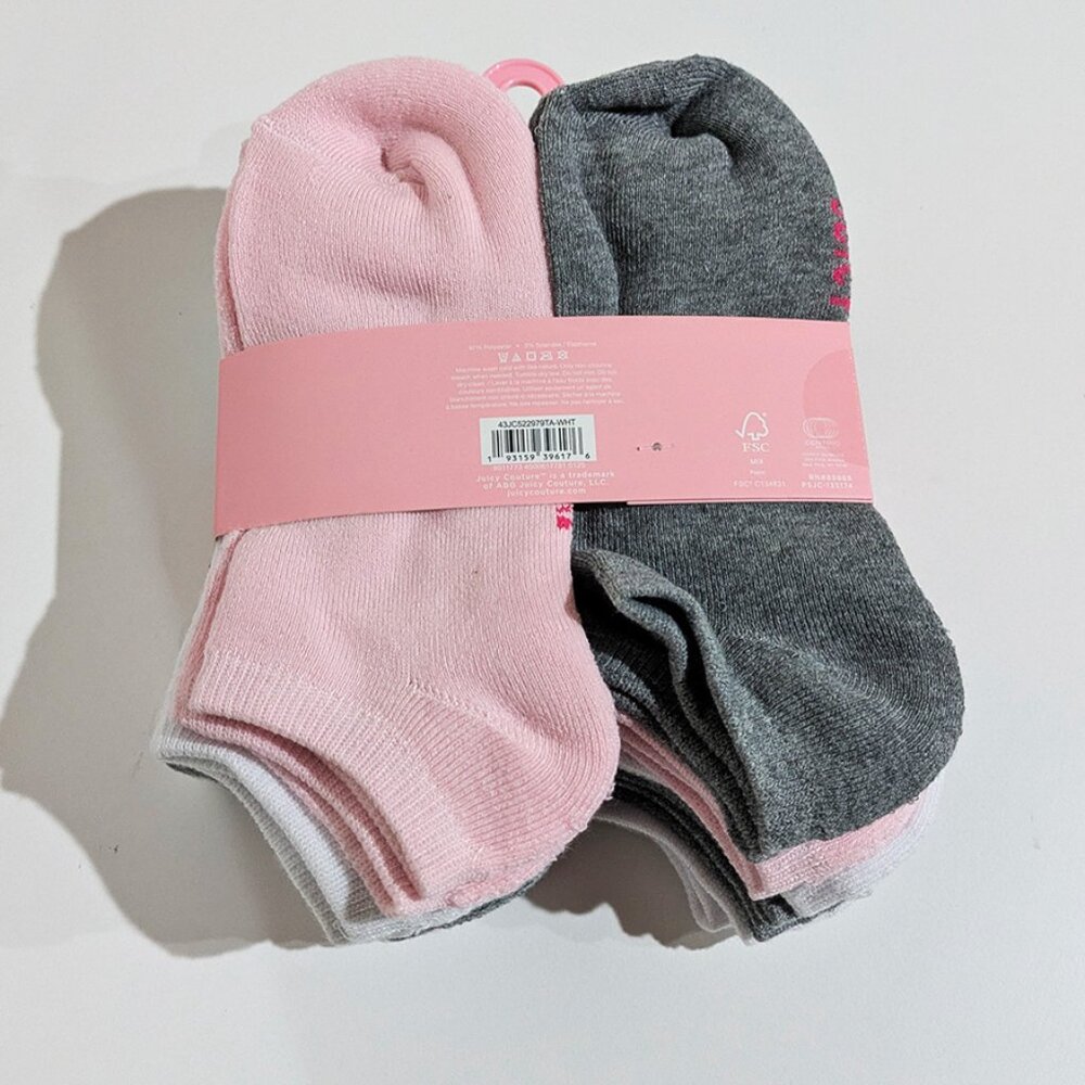 Juicy Couture Socks Set of 10
